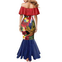 Hawaii And Tonga Mermaid Dress Shark Tattoo With Tongan Coat Of Arms