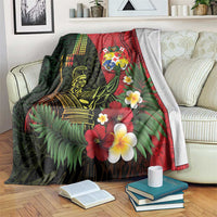 Hawaii And Tonga Blanket King Kamehameha Tribal Ngatu Pattern