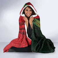 Hawaii And Tonga Hooded Blanket King Kamehameha Tribal Ngatu Pattern
