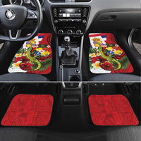 Hawaii And Tonga Car Mats King Kalakaua Tribal Gecko Tongan Ngatu