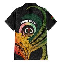 Personalised Vanuatu Independence Day Family Matching Mermaid Dress and Hawaiian Shirt July 30 Pig Tusk Long God Yumi Stanap LT14 - Polynesian Pride