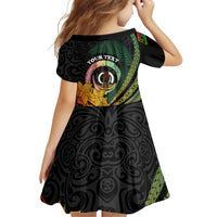 Personalised Vanuatu Independence Day Family Matching Off Shoulder Maxi Dress and Hawaiian Shirt July 30 Pig Tusk Long God Yumi Stanap LT14 - Polynesian Pride
