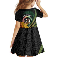 Personalised Vanuatu Independence Day Family Matching Tank Maxi Dress and Hawaiian Shirt July 30 Pig Tusk Long God Yumi Stanap LT14 - Polynesian Pride