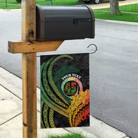 Personalised Vanuatu Independence Day Garden Flag July 30 Pig Tusk Long God Yumi Stanap LT14 - Polynesian Pride