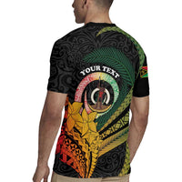 Personalised Vanuatu Independence Day Rugby Jersey July 30 Pig Tusk Long God Yumi Stanap