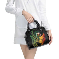 Personalised Vanuatu Independence Day Shoulder Handbag July 30 Pig Tusk Long God Yumi Stanap LT14 - Polynesian Pride