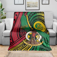 Halo Vanuatu Blanket Happy 46th Independence Anniversary LT14 - Polynesian Pride