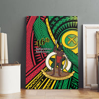 Halo Vanuatu Canvas Wall Art Happy 46th Independence Anniversary LT14 - Polynesian Pride