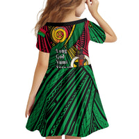 Halo Vanuatu Family Matching Tank Maxi Dress and Hawaiian Shirt Happy 46th Independence Anniversary LT14 - Polynesian Pride
