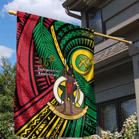 Halo Vanuatu Garden Flag Happy 46th Independence Anniversary LT14 - Polynesian Pride