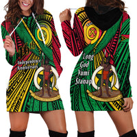 Halo Vanuatu Hoodie Dress Happy 46th Independence Anniversary LT14 - Polynesian Pride