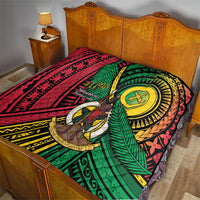Halo Vanuatu Quilt Happy 46th Independence Anniversary LT14 - Polynesian Pride