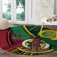 Halo Vanuatu Round Carpet Happy 46th Independence Anniversary LT14 - Polynesian Pride