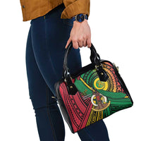 Halo Vanuatu Shoulder Handbag Happy 46th Independence Anniversary LT14 - Polynesian Pride