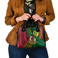 Halo Vanuatu Shoulder Handbag Happy 46th Independence Anniversary LT14 - Polynesian Pride