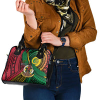 Halo Vanuatu Shoulder Handbag Happy 46th Independence Anniversary LT14 - Polynesian Pride
