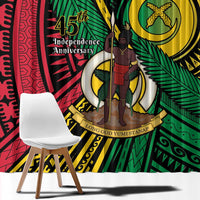 Halo Vanuatu Window Curtain Happy 46th Independence Anniversary LT14 - Polynesian Pride
