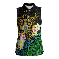 Lalawigan ng Palawan Women Sleeveless Polo Shirt Philippines Province Land of Promise