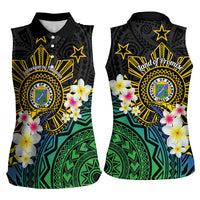 Lalawigan ng Palawan Women Sleeveless Polo Shirt Philippines Province Land of Promise