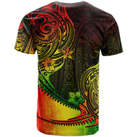 Custom Polynesian Tribal T Shirt Unique Reggae LT14 - Polynesian Pride