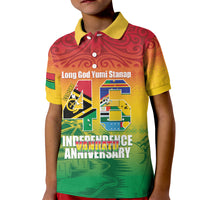 Vanuatu Indipendens Dei Kid Polo Shirt Yumi 46th Independence Anniversary