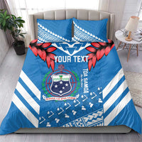 Custom Toa Samoa Rugby Bedding Set Samoan Siva Tau Uso Aso Uma