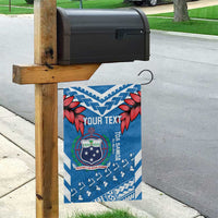 Custom Toa Samoa Rugby Garden Flag Samoan Siva Tau Uso Aso Uma