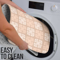 Beige Palaka Quilt Hawaii Bathroom Set Traditional Hawaii-plaid Pattern - Polynesian Pride