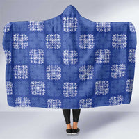 Royal Blue Palaka Quilt Hawaii Hooded Blanket Traditional Hawaii-plaid Pattern - Polynesian Pride