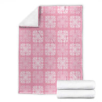 Pink Palaka Quilt Hawaii Blanket Traditional Hawaii-plaid Pattern - Polynesian Pride