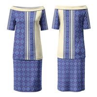Mabuhay Philippines Festival Couples Matching Puletasi and Hawaiian Shirt Yakan Modern Filipiniana Inspired LT14 - Polynesian Pride
