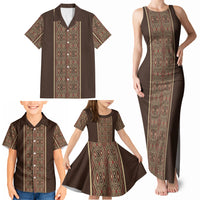 Mabuhay Philippines Festival Family Matching Tank Maxi Dress and Hawaiian Shirt Tnalak Modern Filipiniana Inspired LT14 - Polynesian Pride