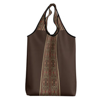 Mabuhay Philippines Festival Grocery Bag Tnalak Modern Filipiniana Inspired LT14 - Polynesian Pride