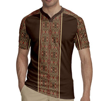Mabuhay Philippines Festival Rugby Jersey Tnalak Modern Filipiniana Inspired LT14 - Polynesian Pride