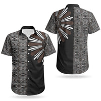 Mabuhay Philippines Festival Couples Matching Long Sleeve Bodycon Dress and Hawaiian Shirt Araw Tnalak Modern Filipiniana Inspired LT14 - Polynesian Pride