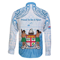 Fiji Day 1970 Family Matching Short Sleeve Bodycon Dress and Hawaiian Shirt Proud To Be A Fijian Tapa Pattern LT14 - Polynesian Pride