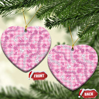 Alaka Aloha Hawaii Ceramic Ornament Plumeria Lei With Palaka Motif - Polynesian Pride