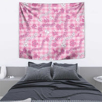 Alaka Aloha Hawaii Tapestry Plumeria Lei With Palaka Motif - Polynesian Pride