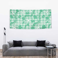 Omaomao Aloha Hawaii Tapestry Plumeria Lei With Palaka Motif - Polynesian Pride