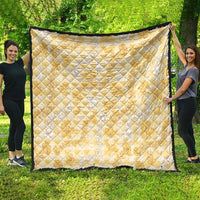 Melemele Aloha Hawaii Quilt Plumeria Lei With Palaka Motif LT14 - Polynesian Pride