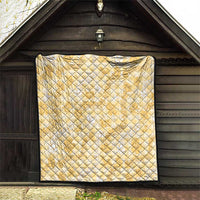 Melemele Aloha Hawaii Quilt Plumeria Lei With Palaka Motif LT14 - Polynesian Pride