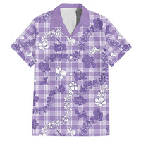 Poni Aloha Hawaii Hawaiian Shirt Plumeria Lei With Palaka Motif - Polynesian Pride