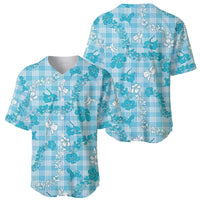 Polu Aloha Hawaii Baseball Jersey Plumeria Lei With Palaka Motif - Polynesian Pride