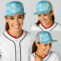 Polu Aloha Hawaii Baseball Net Cap Plumeria Lei With Palaka Motif - Polynesian Pride