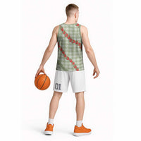 Omaomao Aloha Hawaii Basketball Jersey Rosebud Lei With Palaka Motif - Polynesian Pride