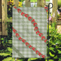 Omaomao Aloha Hawaii Garden Flag Rosebud Lei With Palaka Motif - Polynesian Pride