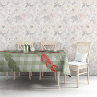 Omaomao Aloha Hawaii Tablecloth Rosebud Lei With Palaka Motif - Polynesian Pride