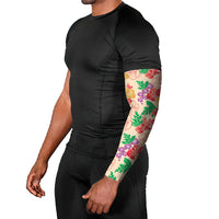 Colorful Aloha Hawaii Hibiscus Orchid Seamless Arm Sleeves