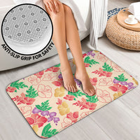 Colorful Aloha Hawaii Hibiscus Orchid Seamless Bathroom Set