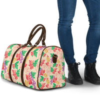 Colorful Aloha Hawaii Hibiscus Orchid Seamless Travel Bag